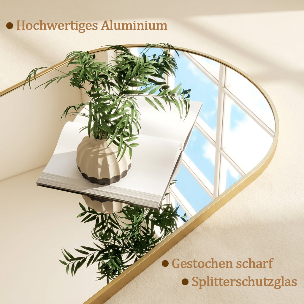 Ellis-Bogenspiegel in voller Länge – Gold